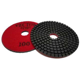 Vector Echo Wet Polishing Pad 4" 100 Grit