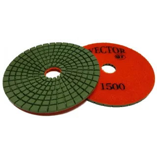 Vector GT Wet Polishing Pad 4" 1500 Grit