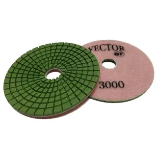 Vector GT Wet Polishing Pad 4" 3000 Grit
