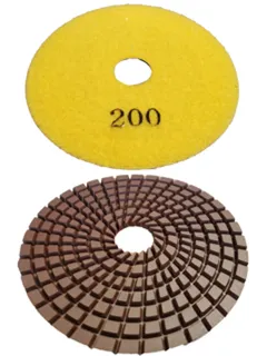Vector Turbo Swirl Polishing Pad 4" 200 grit