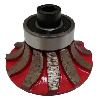 Vector Plus Router Bit Red Form B15 Half Bullnose Position 0 Segmented