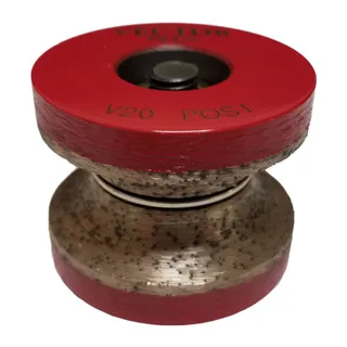 Vector Plus Router Bit Red Form V20 Full Bullnose Position 1