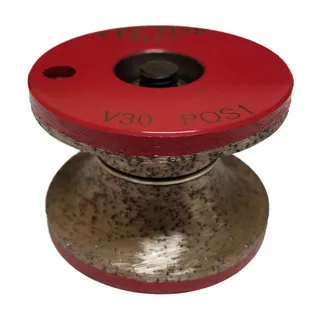 Vector Plus Router Bit Red Form V30 Full Bullnose Position 1