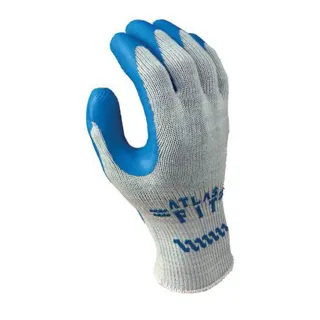 Atlas Blue Cotton Gloves Medium