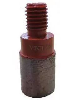 Vector Incremental Cutting Finger Bit Red 20mm M12 Thread