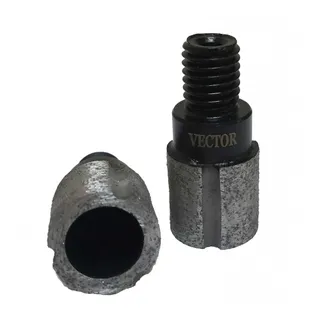 Vector Plus Incremental Cutting Finger Bit Black 20mm M12 Thread