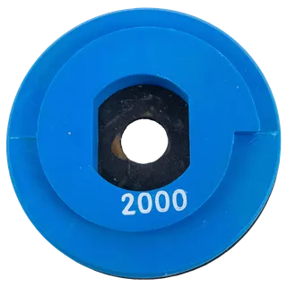 Snail Lock Bullnose Polishing Disc 5" 2000 Grit