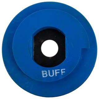 Snail Lock Bullnose Polishing Disc 5" Black Buff