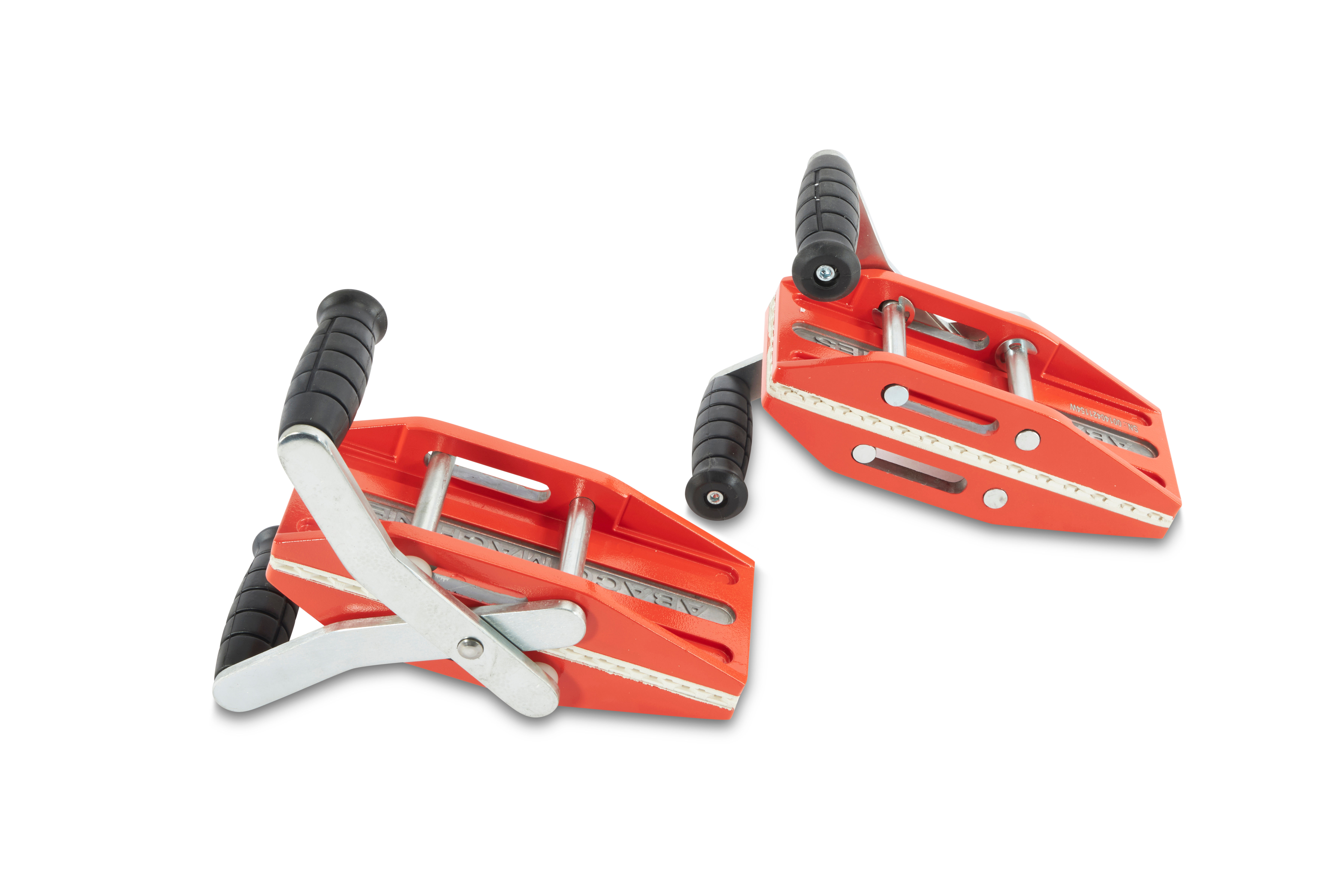 Abaco Carry Clamp ACC40-W, Set of 2, No Bag White Rubber