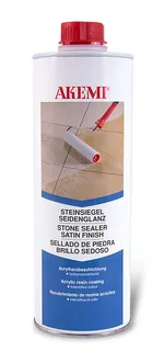 Akemi Stone Sealer with Satin Finish Acrylic Base, 1 Liter