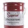 Superior Transparent Flowing Polyester, 5 Gallon Pail