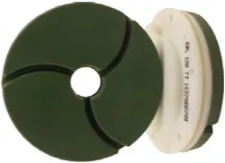 Tenax Bullnose Edge Polishing Wheel 6" 220 Grit Snail Lock
