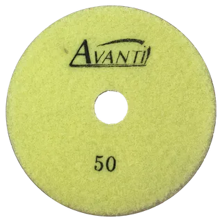 Avanti AV550 5" 50 Grit Polishing Disc Lime Green