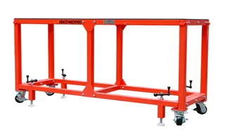 Abaco Working Table AWT7523C, 76" x 24" x 40" with Casters 660 lb Capacity