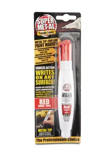 Super MET-AL Paint Marker Fine Line, Red