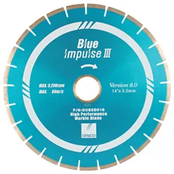 Disco Blue Impulse III Marble Blades, 50/60 Arbor