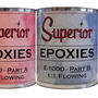 Superior E-1000 Flowing Epoxy Part A and B, 2 Gallons