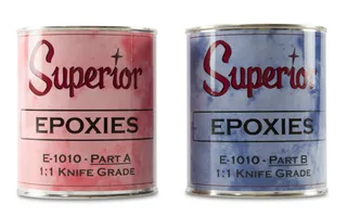 Superior E-1010 Knife Grade Epoxy Part A and B, 2 Quarts