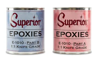 Superior E-1010 Knife Grade Epoxy Part A and B, 2 Gallons