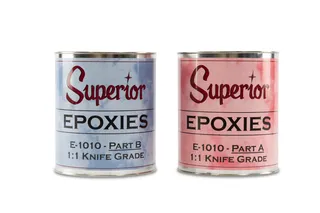Superior E-1010 Knife Grade Epoxy Part A and B, 2 Gallons
