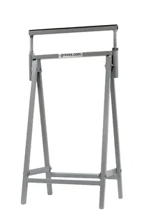 Groves Fabrication Stand FS-24, 24" W x 36" to 42" Adjustable Height