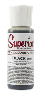 Superior Color Paste Black 2 oz Bottle
