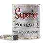 Superior Water Clear Knife Grade Polyester, Quart
