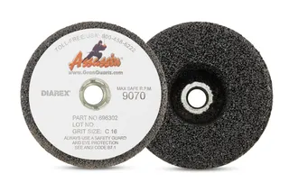 Assassin Black Silicon Carbide Grinding Wheel 4" x 2" 16 Grit