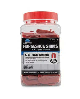 Bottini Shims 2" x 1/8" Red Bag of 150 pieces