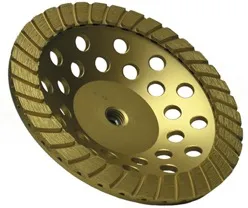 Gold Series Double Row Turbo Cup Wheel 7" Coarse