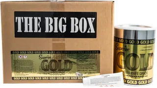 Superior Gold GV-9 Knife Grade Adhesive Big Box, UPS Ready