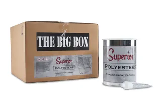Superior Transparent Flowing Adhesive, Big Box (UPS Ready)