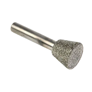 Diamond Wright Electroplated Profiling Bit 902-221-2510 Dove Tail 5/8" Dia with 6mm Shaft 50/60 Grit