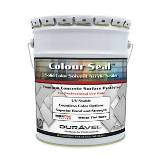 Duravel Colour Seal Solvent Based Sealer, 5 Gal White Base