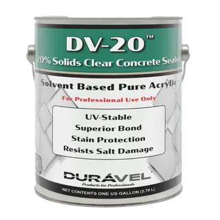 Duravel DV-20 Clear Acrylic Sealer 20% solids, 1 Gallon