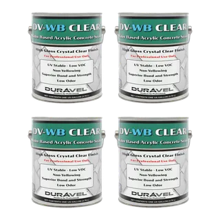 Duravel DV-WB clear acrylic sealer 25% solids, >150 g/L VOC, Case of 4 Gallons