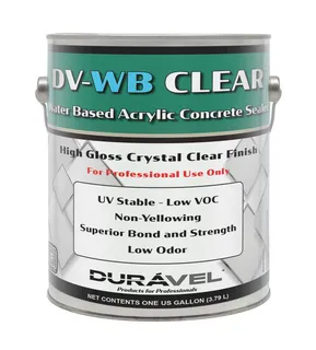 Duravel DV-WB Water Based Clear Acrylic Sealer 25% solids, 1 gallon