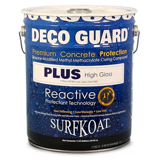 SurfKoat Deco Guard Plus 25% Solids Siloxane and Pure Acrylic Concrete Sealer, 1 Gallon