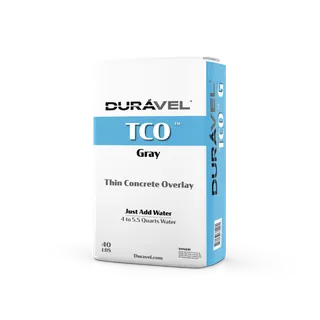 Duravel TCO Thin Concrete Overlay, Gray, 50-Pound Bag