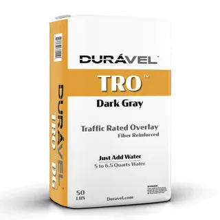 Duravel TRO Traffic Rated Overlay, Dark Gray, 50-Pound Bag