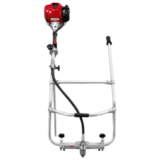 Multivibe Gas Powered Hummer Screed, Double Handle