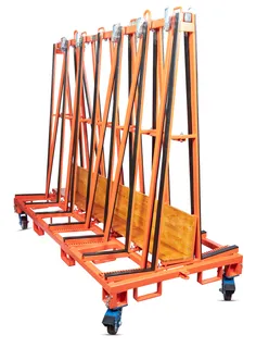 Abaco A-Frame Transport Rack 8' 2200 Lb Capacity, 4 Casters