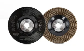 Black Magic D-Fiber Cup Wheel 4", 5/8" 11 Medium