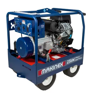 Makinex Generator 23kw 480v, Dual Phase Power, Vanguard Engine