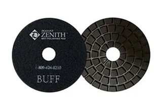 Zenith Diamond Granite Wet Dark Buff Polishing Pad 4"