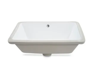 Oliveto Porcelain Sink, White Rectangle, 18 5/8" x 11 3/8"