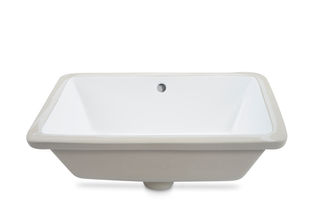 Oliveto Porcelain Sink, White Rectangle, 18 5/8&quot; x 11 3/8&quot;