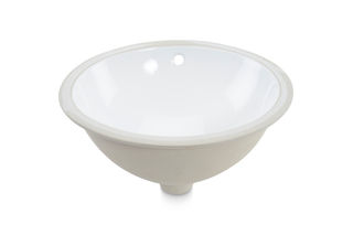Oliveto Porcelain Sink, White Oval, 15 1/8&quot; x 12 1/8&quot;