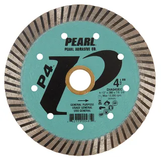 Pearl P4™ EC Series General Purpose Turbo Blade 4 1/2" 5/8"-7/8" 12mm