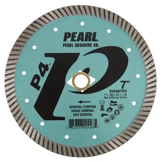 Pearl P4™ EC Series General Purpose Turbo Blade 7" Diamond-5/8"-DKO-7/8" 12mm